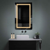 Espejo LED Vertical | Control por interruptor de pared | Luz blanca cálida - Reyze Seria Salono Model 1